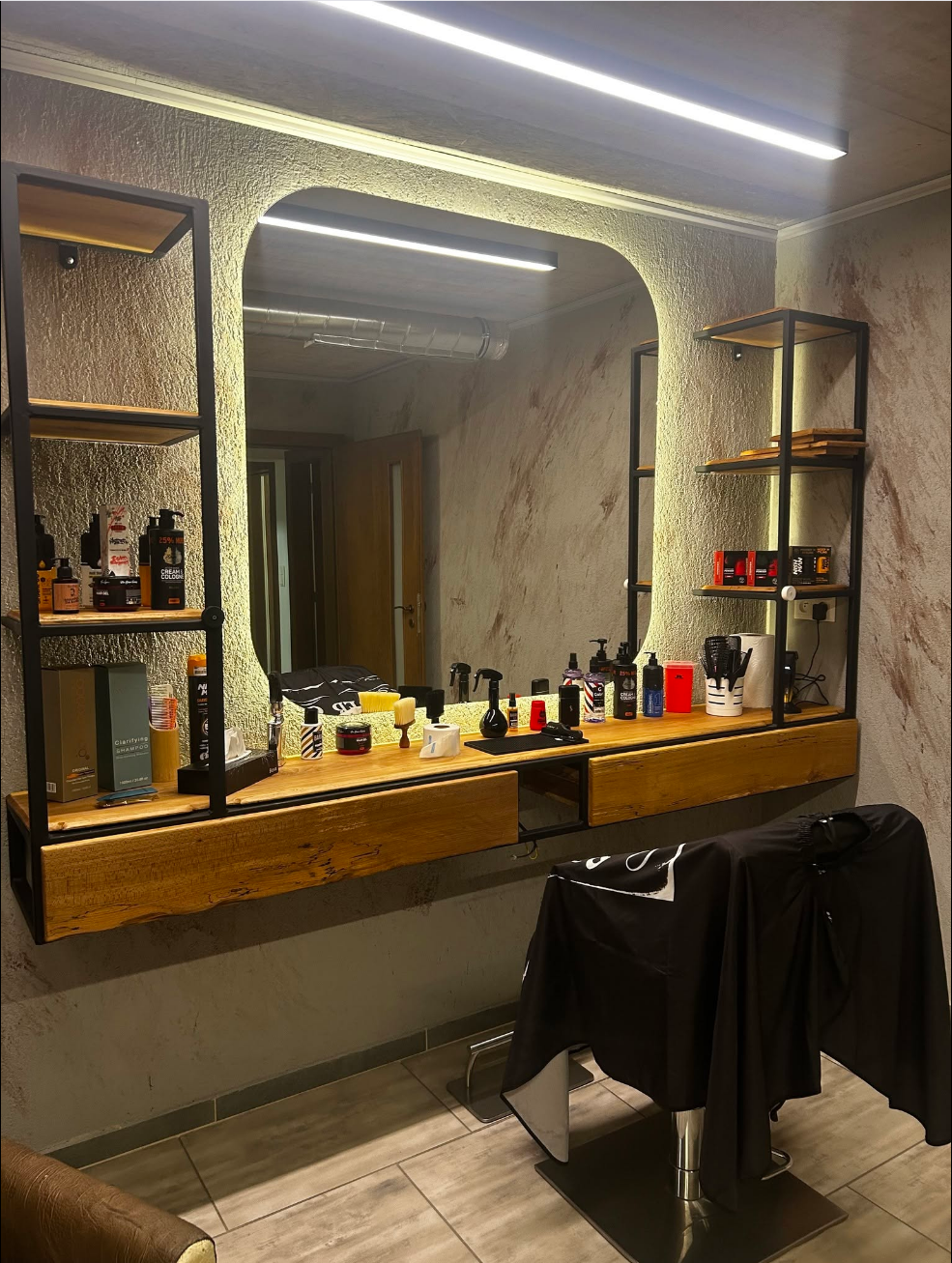 Ukážka webu Barber & Keratín